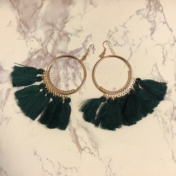 Jewelry - NWT Boho Fringe Earrings